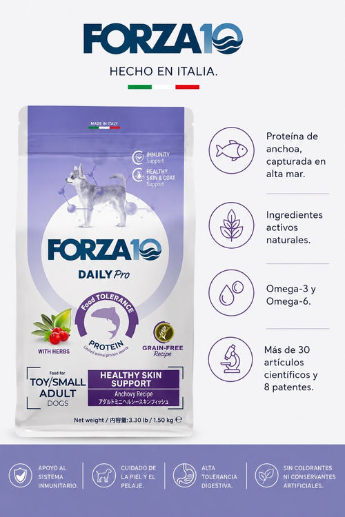 Forza10 Daily Pro Healthy Skin Toy/Small 3.3 lb