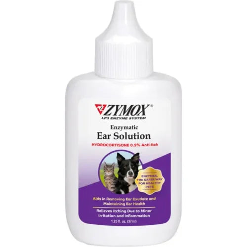 Zymox Ear Solution con Hidrocortisona 0.5%