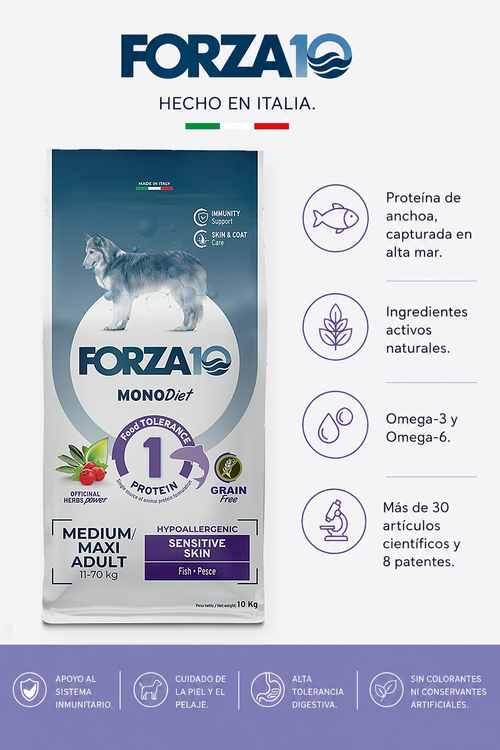 Forza10 Daily Pro Healthy Skin Medium/Maxi 3.3lbs - 22lbs